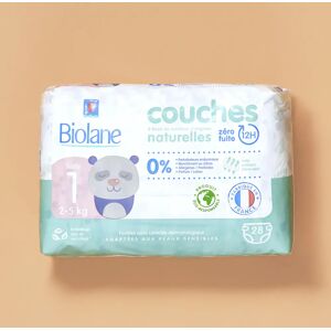 Couches par Abonnement - Sans Engagement - Naturelles & Écologique - Tailles 1 à 5 - Biolane - Publicité