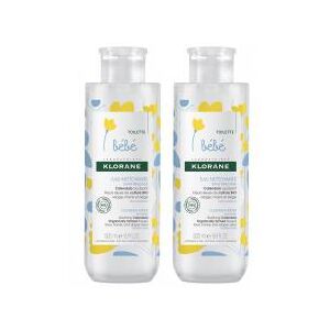 Klorane Bébé Eau Nettoyante sans Rinçage Lot de 2 x 500 ml - Lot 2 x 500 ml