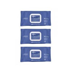 Uriage Bébé 1ères Lingettes d'Eau Nettoyante Lot de 3 x 70 Lingettes - Lot 3 x 70 lingettes