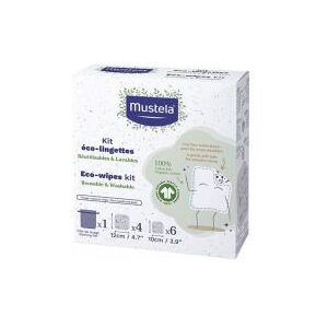 Mustela Éco-Lingettes Kit Filet de Lavage + 10 Lingettes - Boîte 1 filet de lavage + 10 lingettes