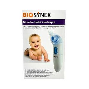 Biosynex Exacto Mouche-Bebe Électrique - Boîte 1 mouche-bebe + accessoires