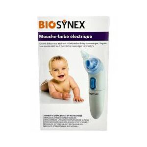 Biosynex Exacto Mouche-Bébé Électrique - Boîte 1 mouche-bébé + accessoires
