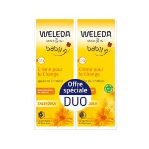 Weleda Baby Crème pour le Change Calendula Lot de 2 x 75 ml - Lot 2 x 75 ml