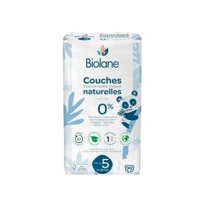 Biolane Couches Naturelles 40 Couches Taille 5 (11-25 Kg) - Paquet 40 couches