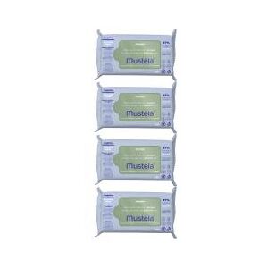 Mustela Lingettes Nettoyantes a l'Avocat Lot de 4 x 60 Lingettes - Lot 4 x 60 Lingettes