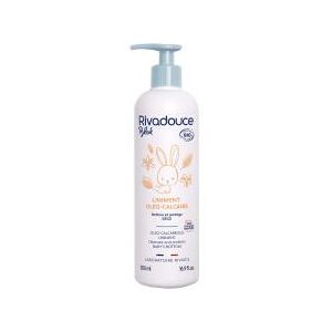 Rivadouce Bébé Liniment Oléo-Calcaire Bio 500 ml - Flacon-Pompe 500 ml