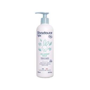 Rivadouce Bébé Gel Doux Lavant Bio 500 ml - Flacon-Pompe 500 ml