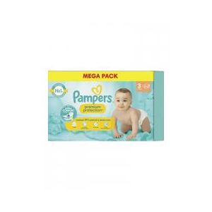 Pampers Premium Protection 114 Couches Taille 3 (6-10 kg) - Boîte 114 couches
