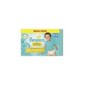 Pampers Premium Protection 82 Couches Taille 5 (11-16 kg) - Boîte 82 couches - Publicité