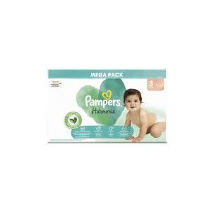 Pampers Harmonie 90 Couches Taille 3 (6-10 kg) - Boîte 90 couches