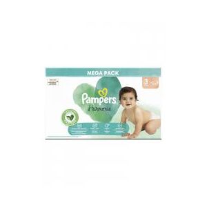 Pampers Harmonie 90 Couches Taille 3 (6-10 kg) - Boîte 90 couches