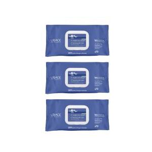 Uriage Bébé 1ères Lingettes d'Eau Nettoyante Lot de 3 x 70 Lingettes - Lot 3 x 70 lingettes