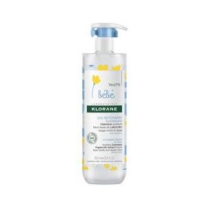 Klorane Calendula Bébé - Eau Nettoyante au Apaisant - Peau Normale 750 ml - Flacon-Pompe 750 ml