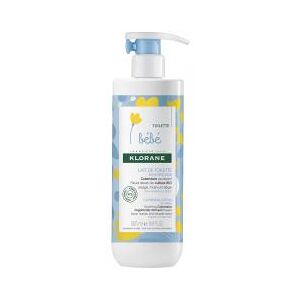 Klorane Calendula Bébé - Lait de Toilette Sans Rinçage Au Apaisant Peau Normale à Sèche 500 ml - Flacon-Pompe 500 ml