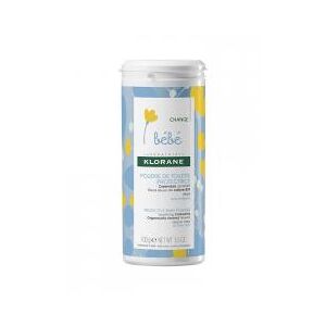 Klorane Calendula Bébé - Poudre de Toilette Protectrice au Apaisant - Peau Normale 100 g - Flacon 100 g