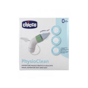 Chicco Mouche-Bébé Soft & Easy Physioclean - Embout Souple Silicone Avec Filtre - Boîte 1 aspirateur + accessoires
