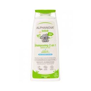 Alphanova Bebe Shampooing Bio 2 en 1 ? Croutes de Lait Bebe ® - Flacon 200 ml