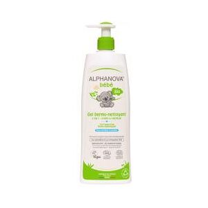 Alphanova Bébé Dermo-Nettoyant Cheveux et Corps 500 ml ? ® - Flacon-Pompe 500 ml