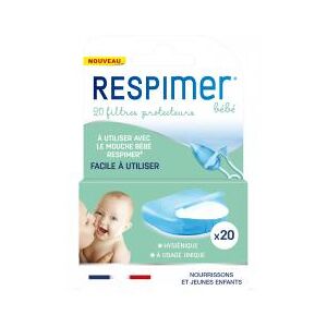 Laboratoire de la Mer Respimer Filtres Pour Mouche Bebe 20 Unites / Dispo 15/09/2021 - Boîte 20 filtres protecteurs