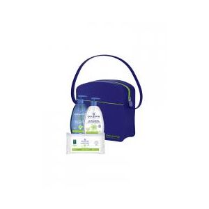 Poupina la Trousse 1Er Soin Bébé - Gel Lavant 485 ml Eau Nettoyante 485 ml Lingettes X 60 - Hypoallergénique d'Origine Naturelle - Made in France - Trousse 3 produits