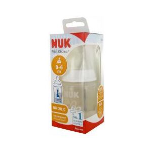 NUK First Choice+ Biberon 150 ml 0-6 Mois - Boîte 1 biberon avec tétine - Publicité