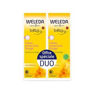 Weleda Duo Crème Protectrice Visage Calendula - 2 X 50 ml - Lot 2 x 50 ml