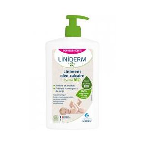 Liniderm Gilbert Liniment Oleo-Calcaire Liniderm Certifie Bio - 1 l - Flacon-Pompe 1000 ml