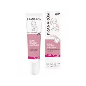 Pranarôm PranaBB Baume Crevasses Allaitement - Soin et Protection des Mamelons - Bio 15 ml - Tube 15 ml