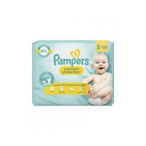 Pampers Couches Premium Protection T2 (4-8 Kg) - Paquet 30 couches