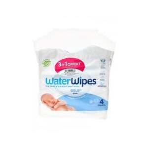 Waterwipes 3 x 60 Lingettes + 60 Offertes - Paquet 4 x 60 lingettes