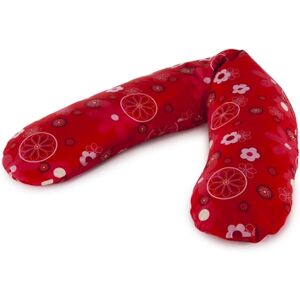 THERALINE Coussin d'allaitement Original Theraline Dessin 88 Retro fleur rouge