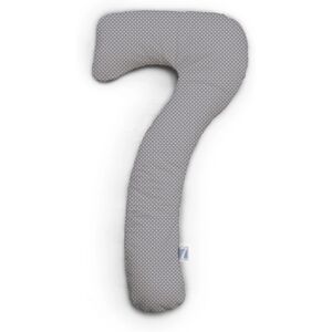 THERALINE Coussin grossesse lateral my7 Jersey pois gris