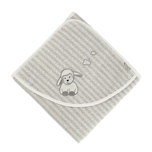 Sterntaler Cape de bain enfant Stanley mouton gris 100x100 cm