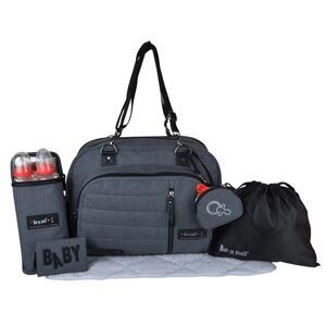 BABY ON BOARD Sac a langer Daily Smoke, gris