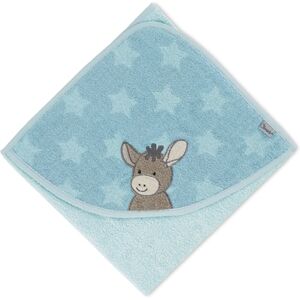 Sterntaler Cape de bain enfant Emmi ane bleu clair 80x80 cm