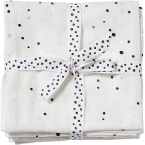 Done by Deer™ Lange enfant Dreamy dots blanc lot de 2 120x120 cm