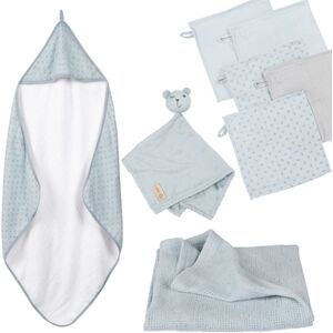 roba Coffret cadeau cape de bain enfant gant Jersey bio Lil Planet turquoise