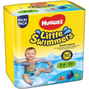 HUGGIES Couches-culottes de bain bebe jetables Little Swimmers taille 3-4...