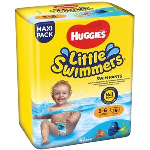 HUGGIES Couches-culottes de bain bebe jetables Little Swimmers taille 5-6...