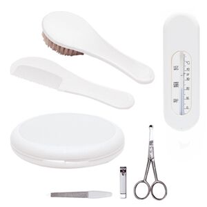 bebe-jou® Coffret cadeau peigne brosse enfant blanc