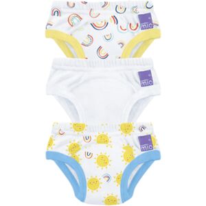 Mitac Bambino Mio Culottes d'apprentissage au pot blanc, lot de 3