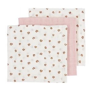 Meyco Langes enfant mousseline Mini panthere Soft Pink lot de 3