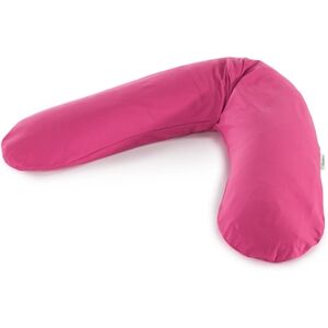 THERALINE Housse de coussin d'allaitement Original fuchsia jersey BIO 190 x 40 cm