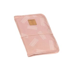 LÄSSIG Pochette a langer Casual Changing Pouch rayures douces rose