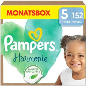 Pampers Couches Harmonie taille 5 11-16 kg pack mensuel 1x152 pieces