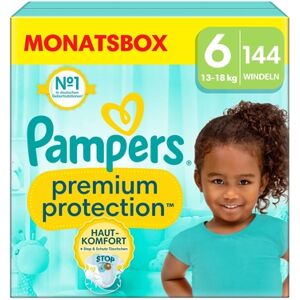 Pampers Couches Premium Protection taille 6 extra large 13 kg pack mensuel