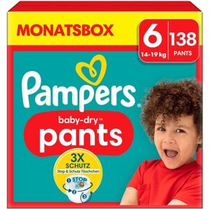 Pampers Couches culottes Baby-Dry Pants taille 6 extra large 14-19 kg pack...