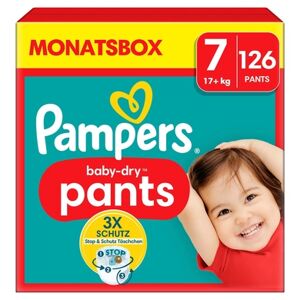 Pampers Couches culottes Baby-Dry Pants taille 7 extra large 17 kg+ pack...