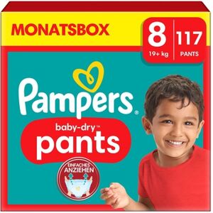 Pampers Couches culottes Baby-Dry Pants taille 8 extra large 19 kg+ pack...