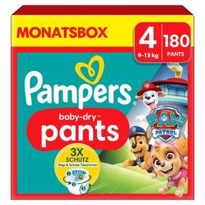 Pampers Couches culottes Baby-Dry Pants Pat Patrouille taille 4 Maxi 9-15 kg...